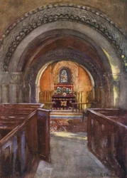 Innenraum, Elkstone Kirche